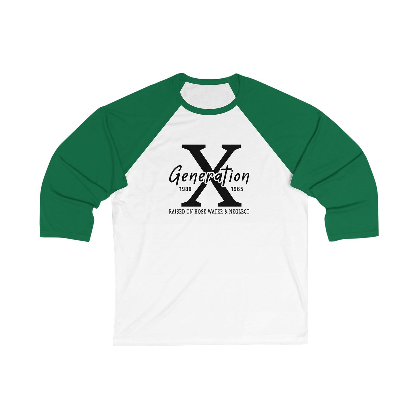 Gen - X Unisex Baseball Tee, Retro Style Shirt, Vintage-Inspired Apparel, Unique Graphic Tee, Nostalgic Fashion