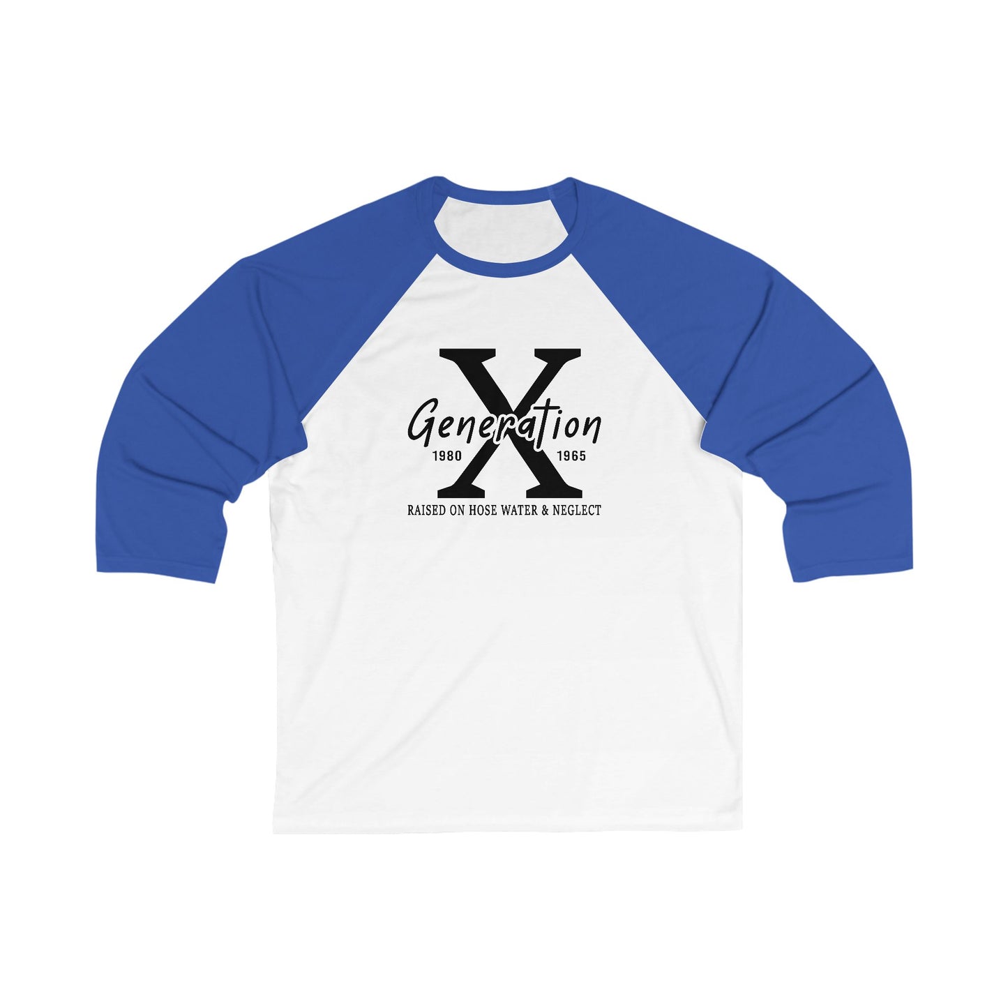 Gen - X Unisex Baseball Tee, Retro Style Shirt, Vintage-Inspired Apparel, Unique Graphic Tee, Nostalgic Fashion