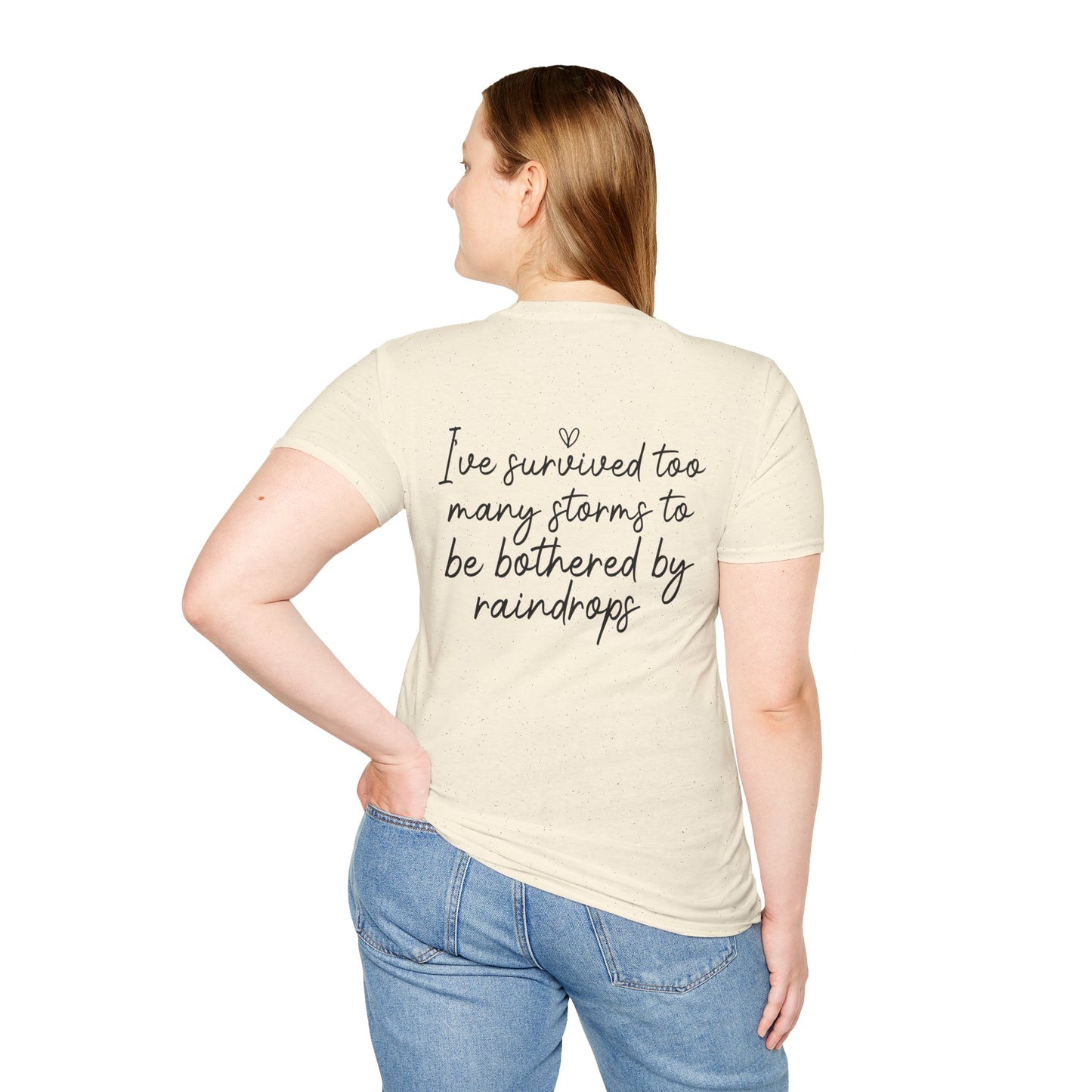 Stronger Than The Storm Tee — Inspirational Faith Graphic T-Shirt