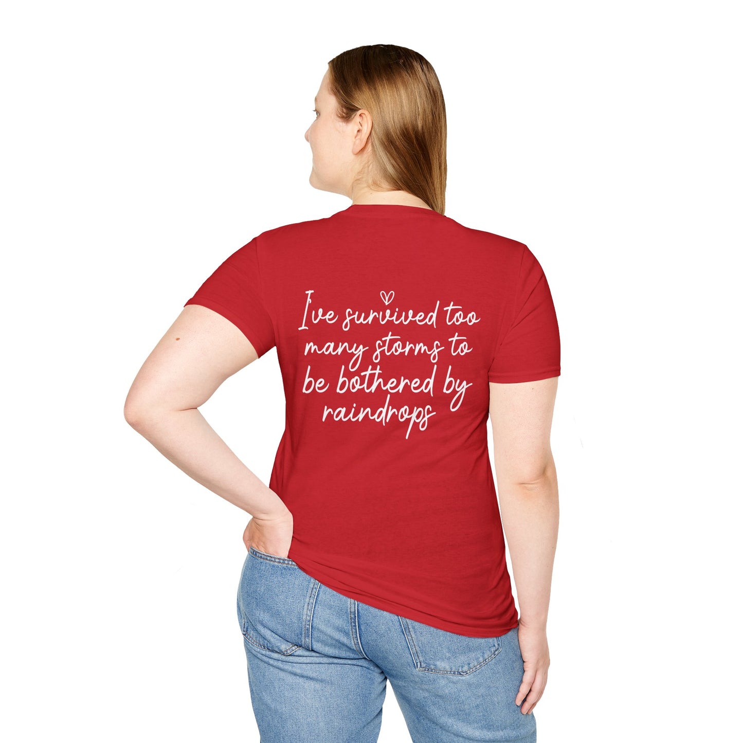 Stronger Than The Storm Tee — Inspirational Faith Graphic T-Shirt