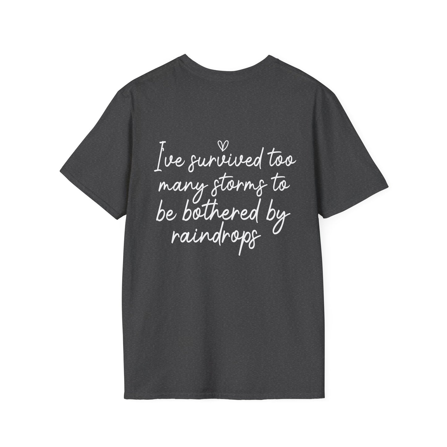 Stronger Than The Storm Tee — Inspirational Faith Graphic T-Shirt