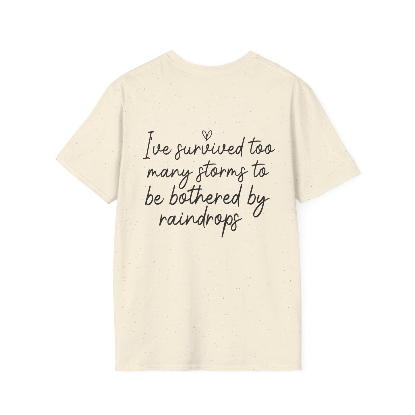Stronger Than The Storm Tee — Inspirational Faith Graphic T-Shirt