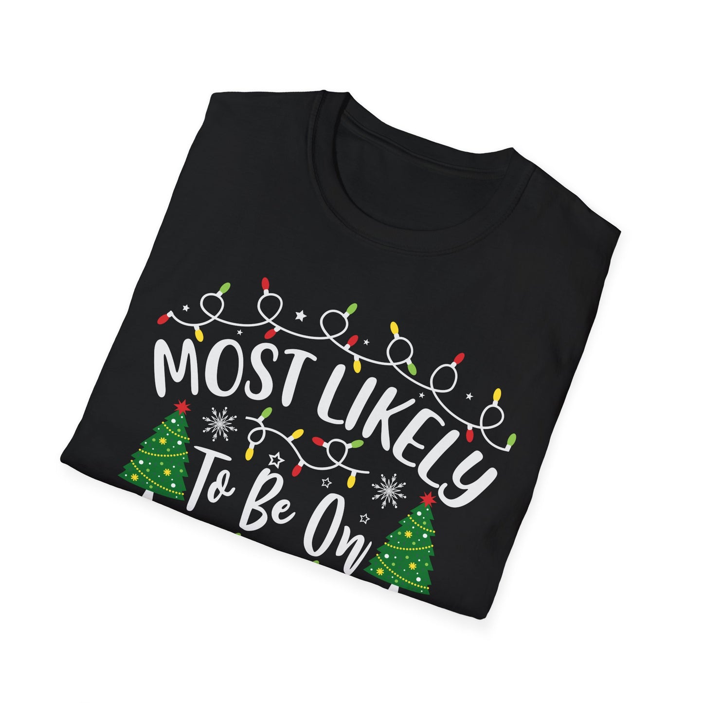 Christmas "Nice List" Unisex Softstyle T-Shirt