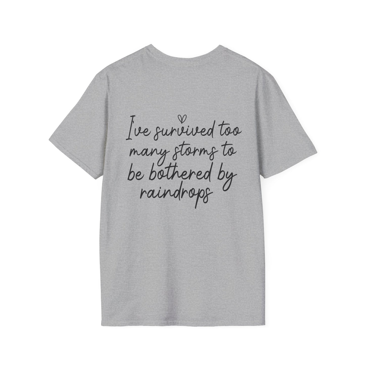 Stronger Than The Storm Tee — Inspirational Faith Graphic T-Shirt